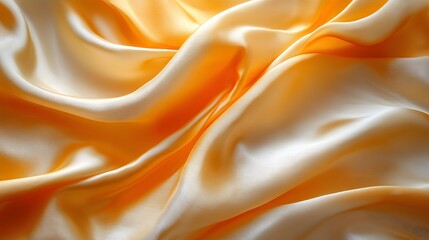Fototapeta premium Smooth silk fabric flowing gracefully