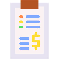 Obraz premium Vector Icon Analysis, evaluation, performance, productivity, clipboard