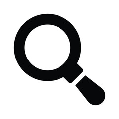 Well designed icon of magnifier, editable vector