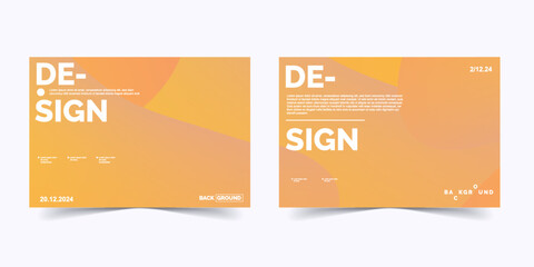 Abstract yellow background templates design