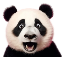 Obraz premium PNG Panda animal mammal bear.