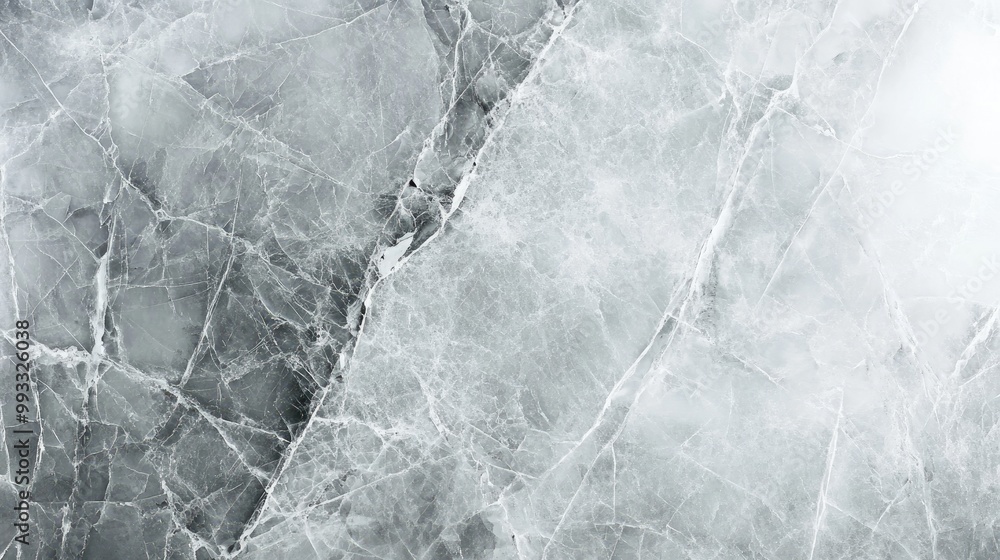 Poster polished light grey marble texture with web pattern background
