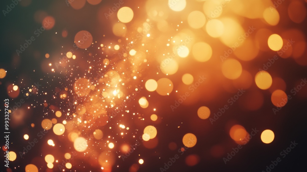 Poster vintage fireworks with bokeh effect for a festive atmosphere and space for text abstract holiday bac