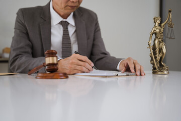 Lawyer Drafting Legal Documents 