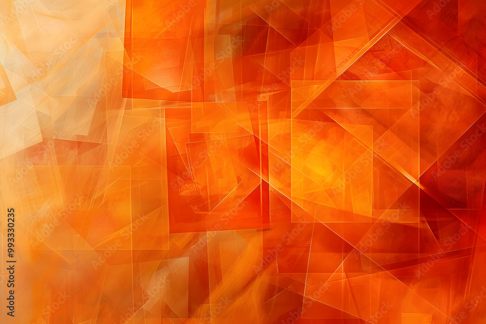 Wall mural abstract orange background