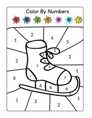 Christmas alphabet coloring book
