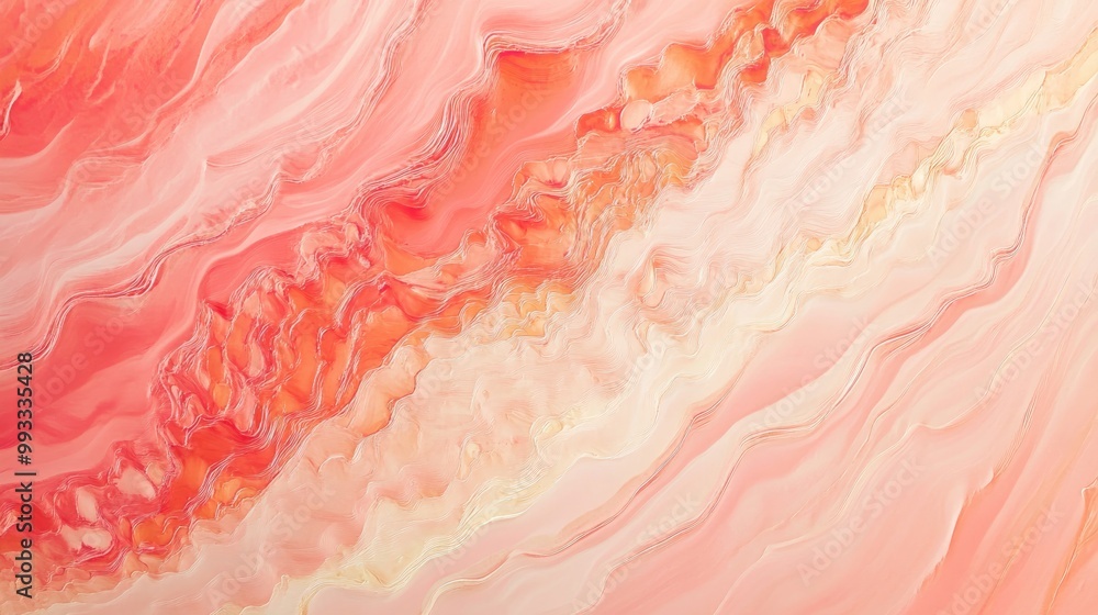 Poster abstract pink and peach colored texture visually appealing backdrop