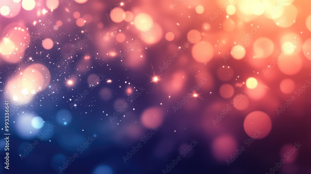 Poster vintage fireworks with bokeh effect for a festive atmosphere and space for text abstract holiday bac