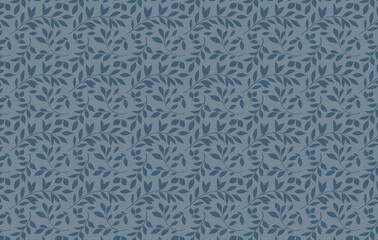 Fototapeta premium Leaves seamless vector pattern backdrop. Leaf shape pattern wallpaper. Leaf shape elements wrapping paper design. Hand drawn. Simple design for textile, wallpaper, fabric prints or wrapping.