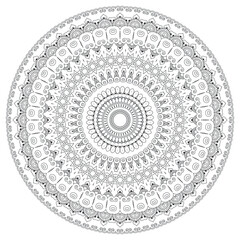 Nature-inspired mandala coloring pages