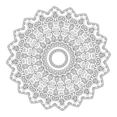 Mandala art coloring pages