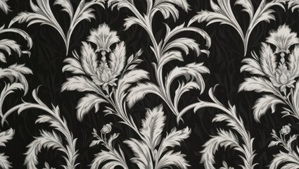 seamless floral background generate ai