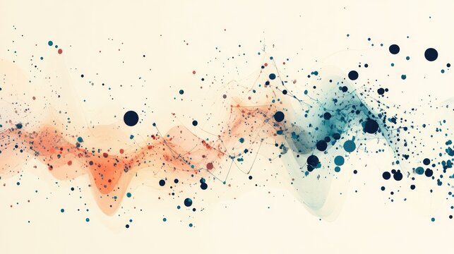 Negative relationship between stock prices and interest rates illustrated in a scatter plot showcasing macroeconomic effects