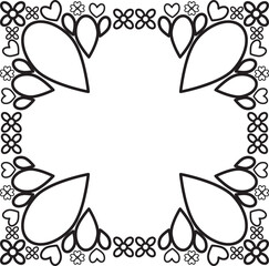 flower petals coloring page