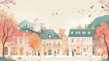 Town Illustration.