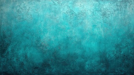 Obraz premium A textured turquoise backdrop featuring a gentle pastel finish that evokes the tranquility of calm ocean waters