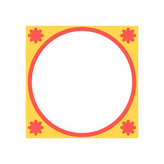 Frame Retro Style, Vector Illustration.