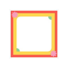 Frame Retro Style, Vector Illustration.