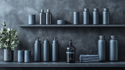 Minimalist Bathroom Shelf.