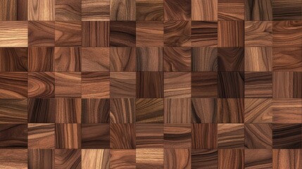 Seamless Wood Texture Pattern - Walnut Grain Background.