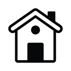 An icon of home in modern style, premium vector