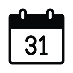 Calendar vector icon design in trendy style, planner icon