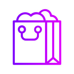 bag gradient icon
