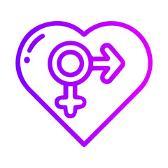 sex gradient icon