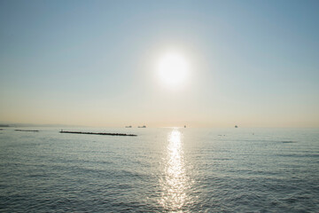 Golden sunrise in Limassol Cyprus 