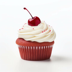 Delicious Red Velvet Cupcake with Cream Cheese Frosting