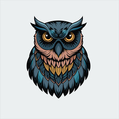 Owl vector illustration and art