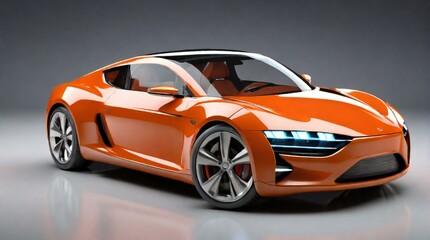 Naklejka premium sports car on black