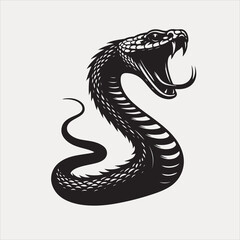 black and white snake