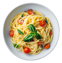 PNG Pasta primavera food dish spaghetti.