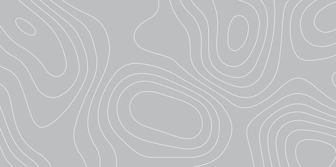 Abstract design with seamless pattern with lines topographic map. geographic mountain relief. the gray on white contours topography stylized height of the lines. geographic contour map paper texture.