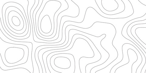 Abstract design with seamless pattern with lines topographic map. geographic mountain relief. the white on black contours topography stylized height of the lines. geographic contour map paper texture.