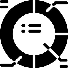 graph, pie graph, pie chart, statistics, chart Icon