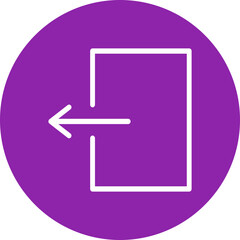 Single isolated icon with outline style icon on white background