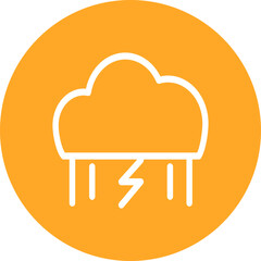 Single isolated icon with outline style icon on white background