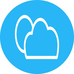 Single isolated icon with outline style icon on white background