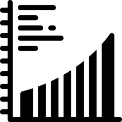 graph, bar chart, analytics, business graph, increase Icon