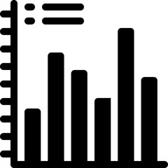graph, bar graph, bar chart, stats, statistics Icon