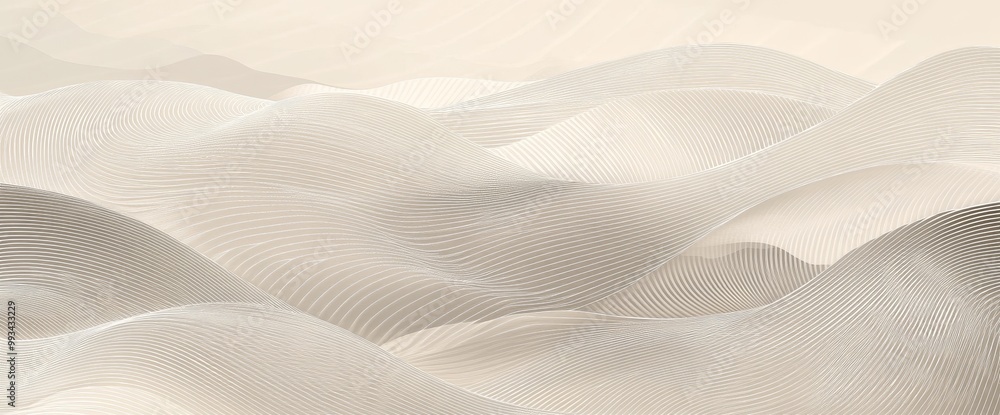 Poster the abstract line art background modern is made with minimal pencil and a scribble style contour doo