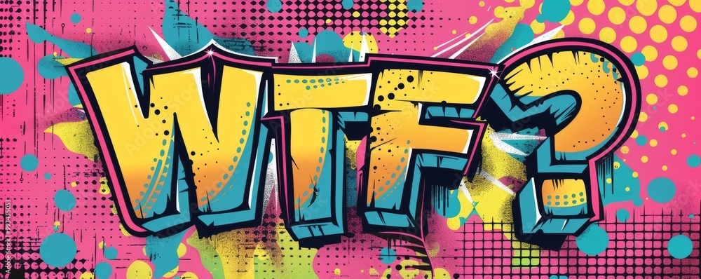 Leinwandbilder exciting pop art background with 