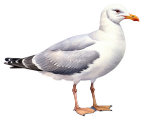 Fototapeta premium PNG Seagull cartoon animal white.