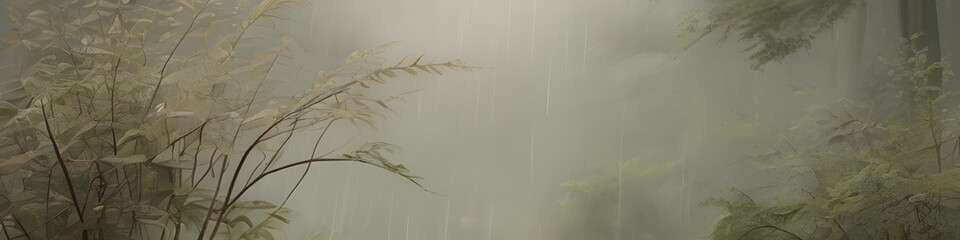 Natural green banner