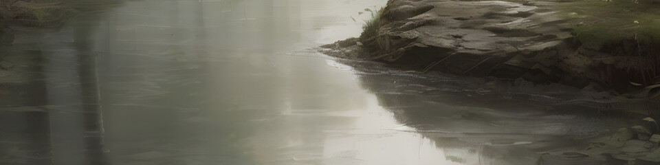 Natural green banner