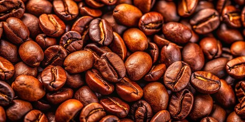 Obraz premium Rich and Smooth Coffee Texture Close-Up with Warm Tones Perfect for Beverage and Food Designs