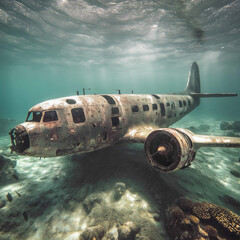 Obraz premium airplane in the sky