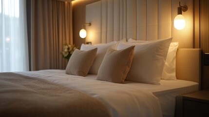 Cozy Bedroom Interior.